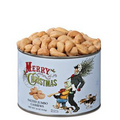 Salted Gourmet Peanuts 18 oz. Norman Rockwell Christmas Can